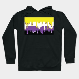 Dripping Non-binary Pride Hoodie